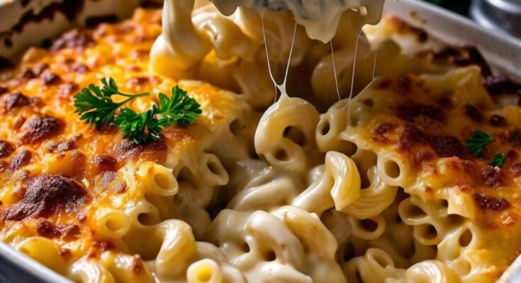 Creamy No Roux Baked Mac and Cheese