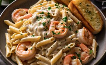 Easy Creamy Shrimp Pasta