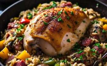 One Pot Chicken and Dirty Rice